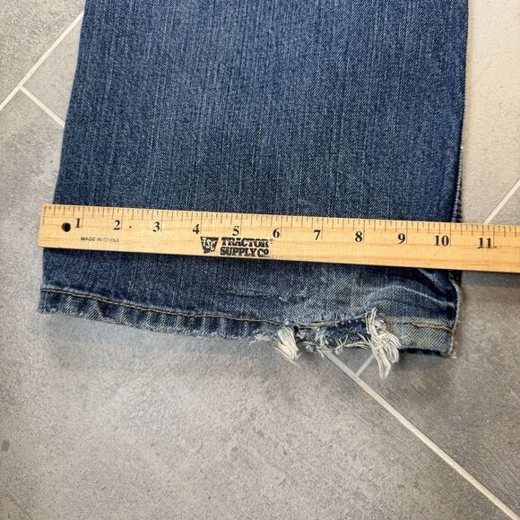 Cinch Carter Jeans Mens 36x30 Blue Denim Relaxed Boot Cut Western - Picture 15 of 16